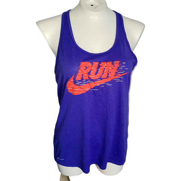Nike Dri-Fit Razer Back Tank‎ Top Size M - Picture 1 of 5
